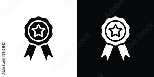 Badge icon vector design template elegant style