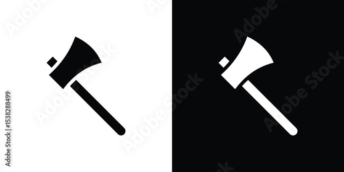 Axe icon vector design template elegant style