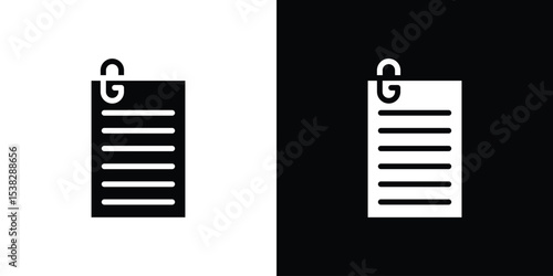 Assignment icon vector design template elegant style