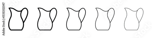 Jug icon for social media, app, and web design. Vector illustration.