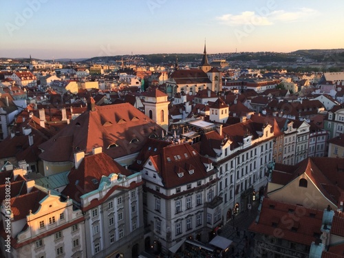 Photography view of prague in sunny day