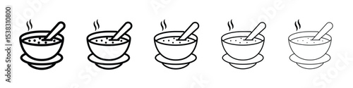 Soup icon for social media, app, and web design. Vector illustration.