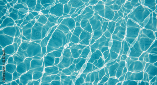 Beautiful abstract image of water surface with reflections of light patterns