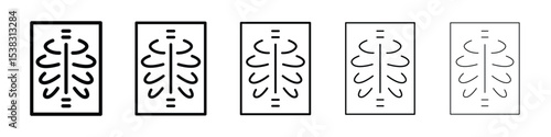X ray icon for social media, app, and web design. Vector illustration.