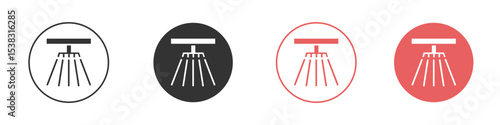 Sprinkler icon simple flat graphic illustration.