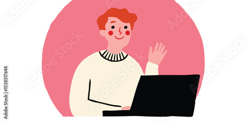 A friendly, digitally rende...