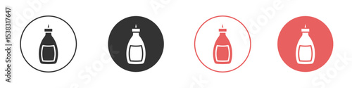 Sauce icon simple flat graphic illustration.