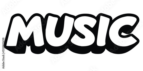 Musical Stamp of Rhythmic Mastery on White Stock