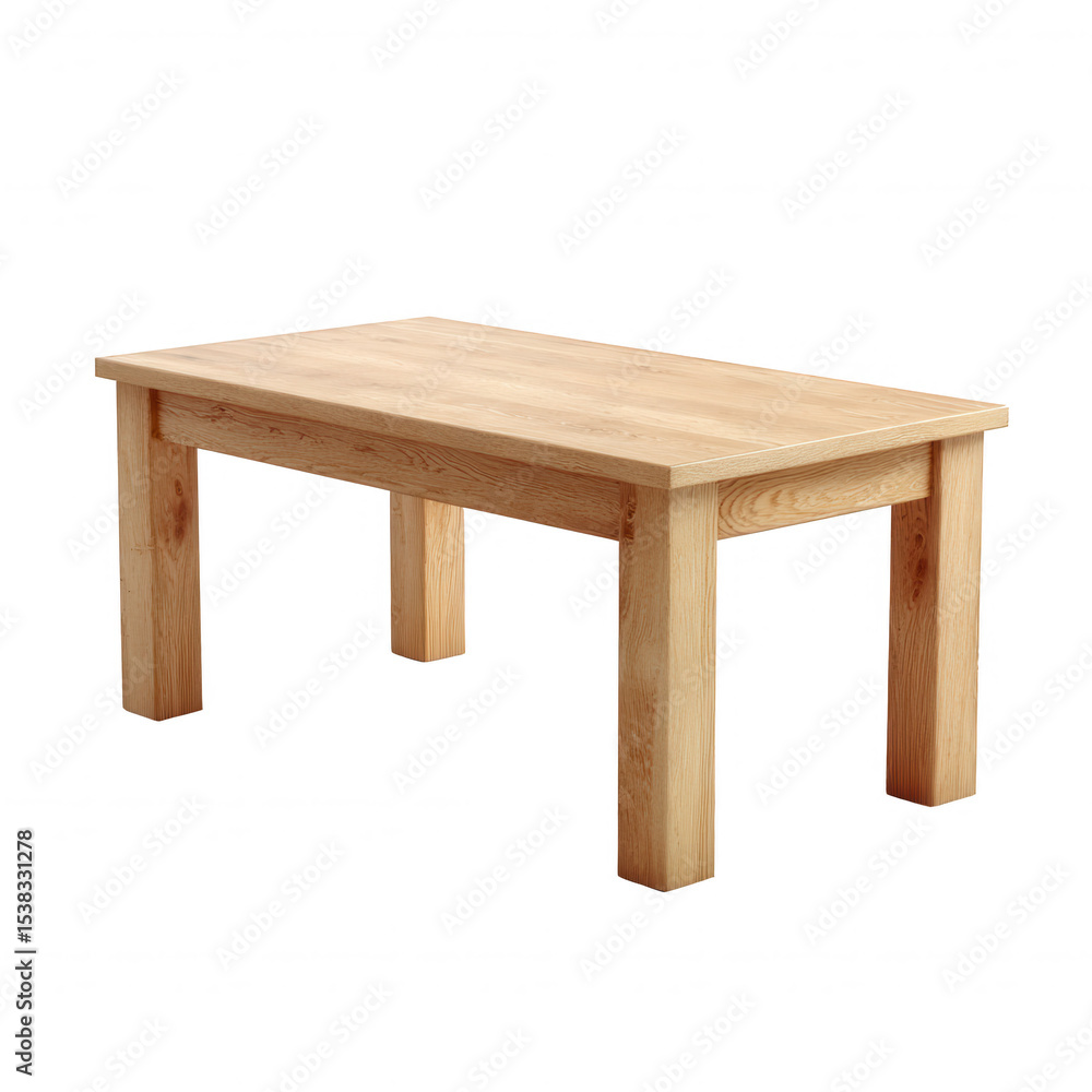 A simple wooden table with a natural finish, suitable for various home decor styles. Perfect for dining, working, or crafting in a cozy atmosphere. A simple wooden table with a natural finish, suitable for various home decor styles. Perfect for dining, working, or crafting in a cozy atmosphere.