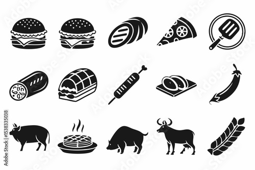 easter icons set