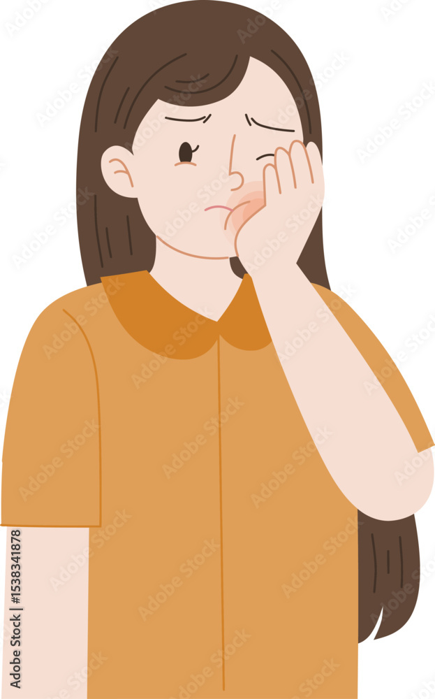 Sadness in Simplicity: A portrait of a woman expressing a moment of grief, captured with emotive simplicity, showcasing a raw emotion of sorrow. Sadness in Simplicity: A portrait of a woman expressing a moment of grief, captured with emotive simplicity, showcasing a raw emotion of sorrow.