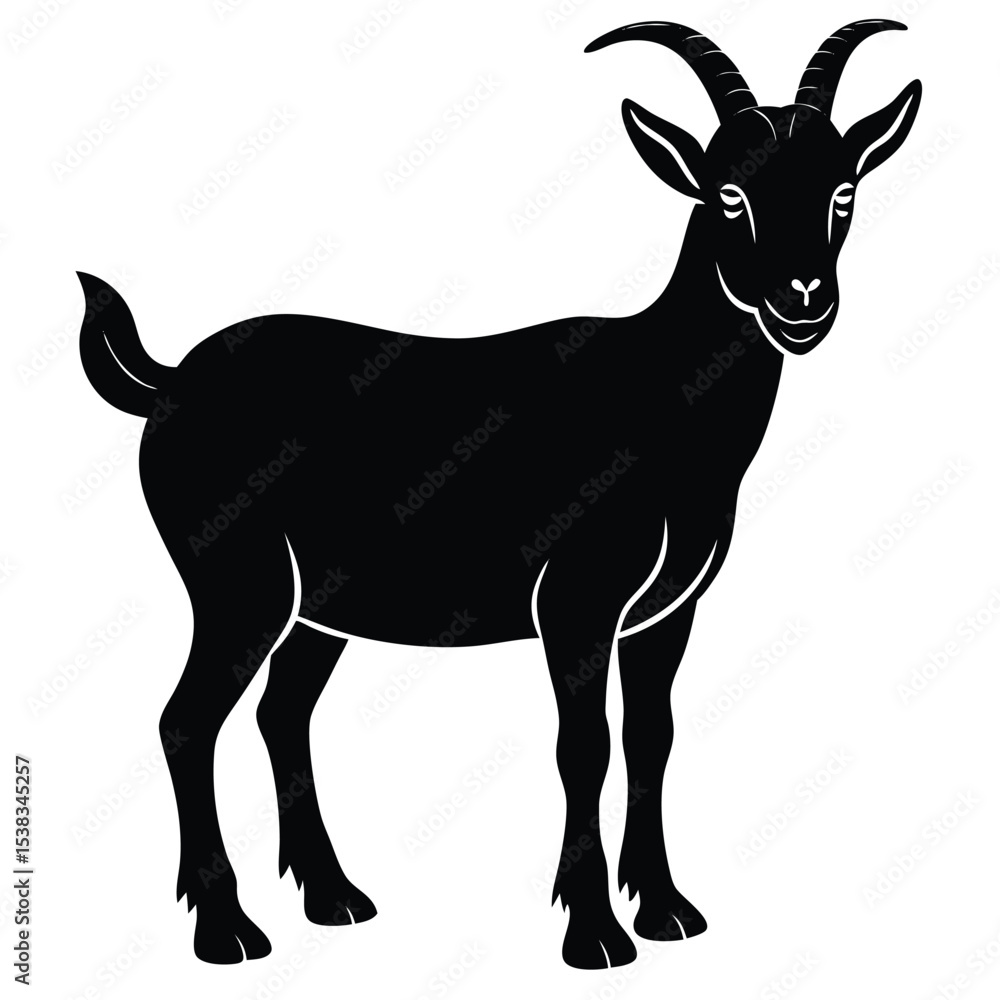Fototapeta premium goat vector
