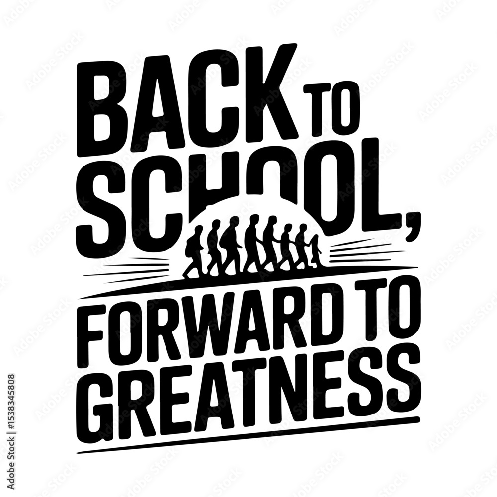 Obraz premium Back to School SVG Design Back to School Vibe