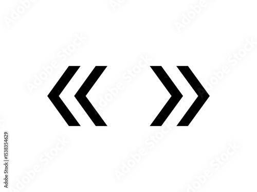 Double angle quotation marks « »