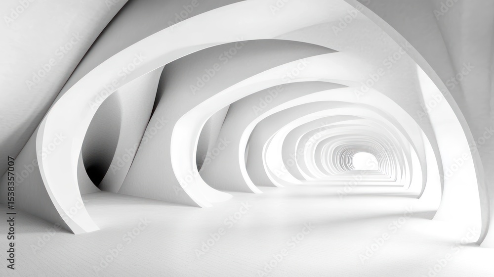 Obraz premium Abstract architectural interior design.