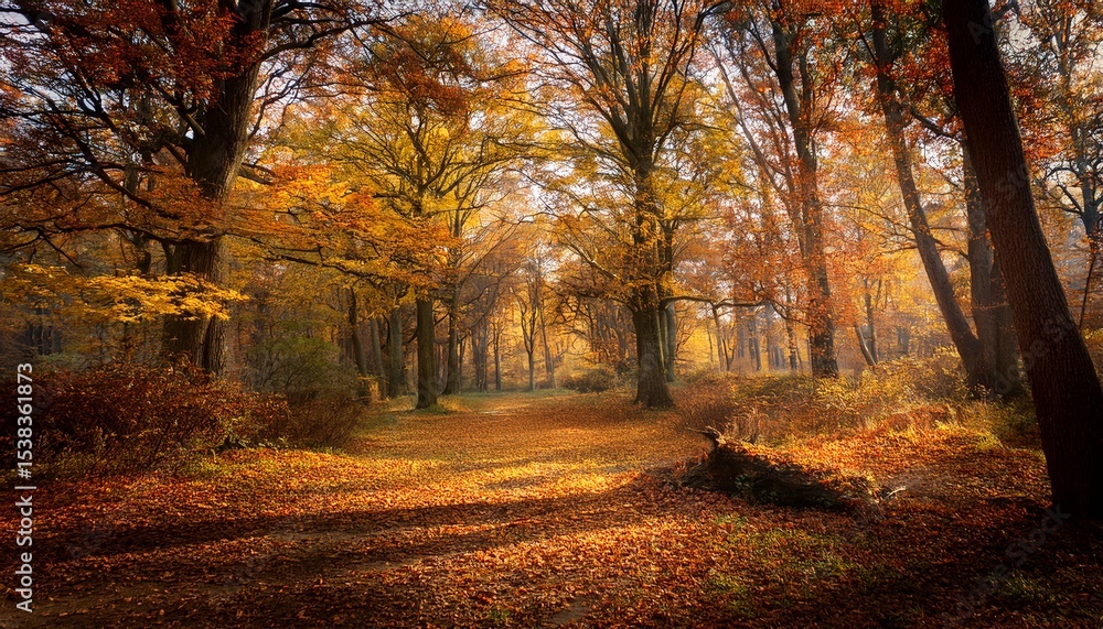 Obraz premium autumn in the forest