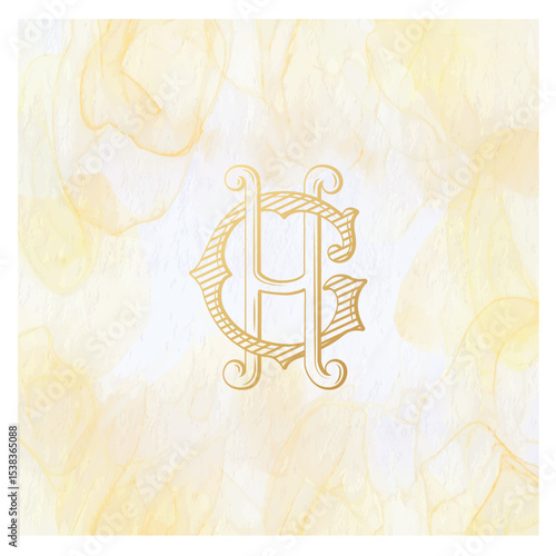 HG,GH, logo HG, Letter HG,  Monogram HG, Wedding Monogram, Wedding Logo, Logo Design , Monogram Vintage
