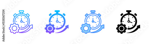 Productivity Multi Style Icon Set