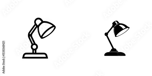 Set of black desk lamps showcasing unique designs for modern workspace lighting