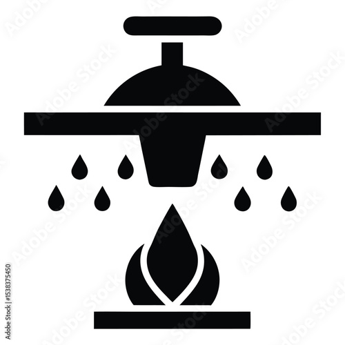  Fire Suppression System Icon (Filled)