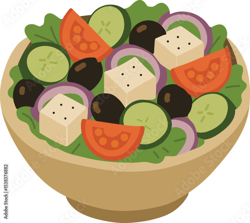 Greek Salad with Feta