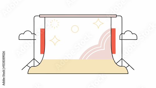 Minimalist Photography Studio Backdrop