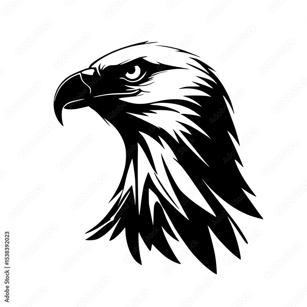 Obraz premium eagle head vector