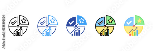 Indicators Multi Style Icon Set