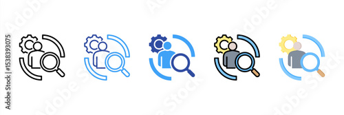 Utilization Multi Style Icon Set
