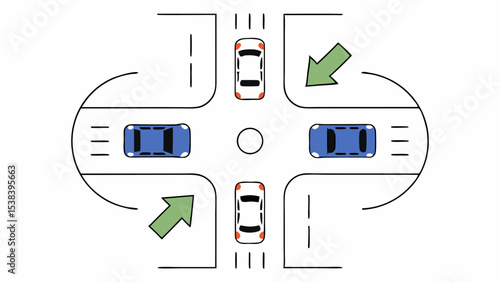Roundabout Traffic Flow