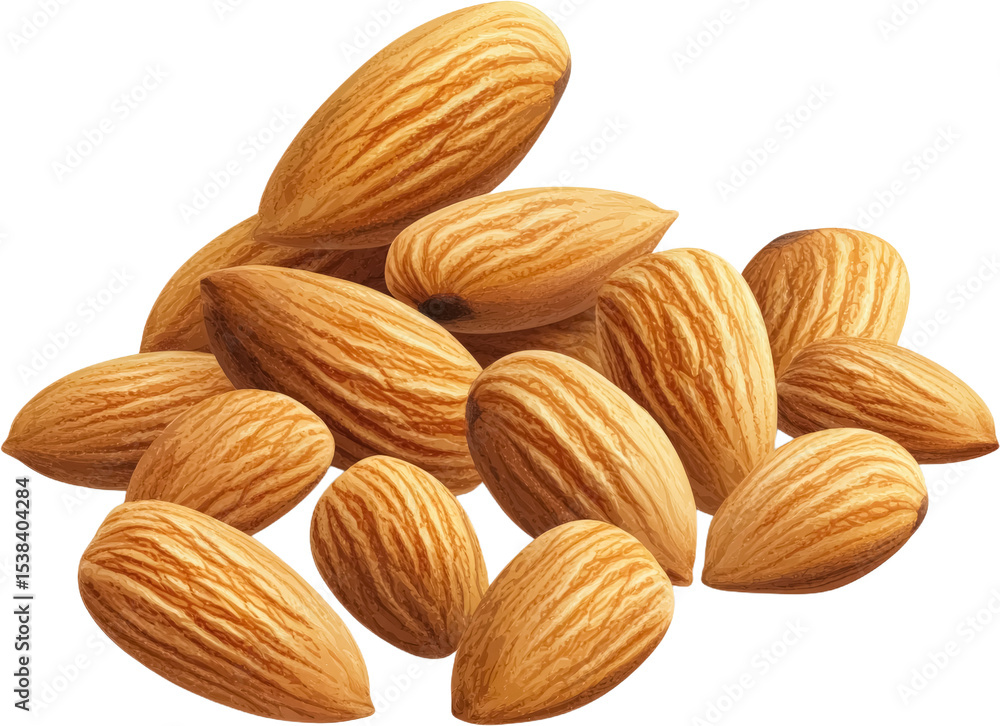 Close-up of Almond Nuts Close-up of Almond Nuts