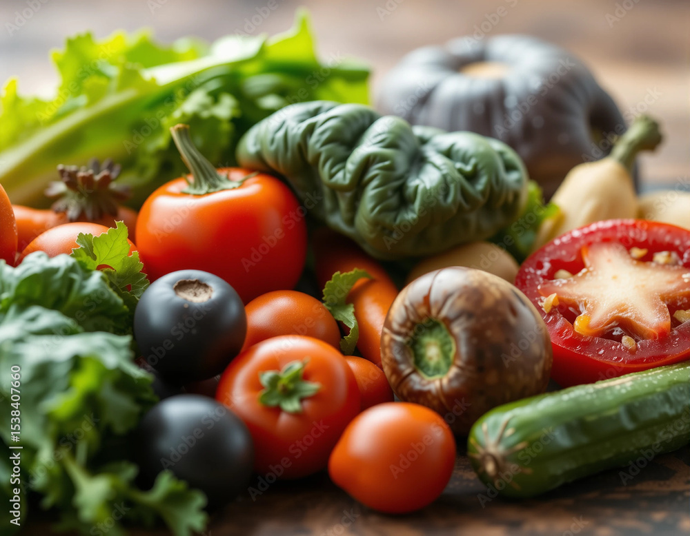 Vibrant Autumn Harvest A Colorful Collection of Fresh Vegetables Vibrant Autumn Harvest A Colorful Collection of Fresh Vegetables