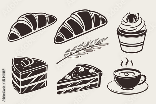 coffee and croissant