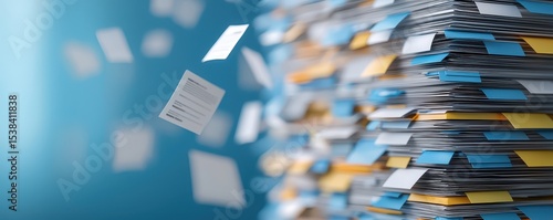 Streamlined document management aerial workflow efficiency overview