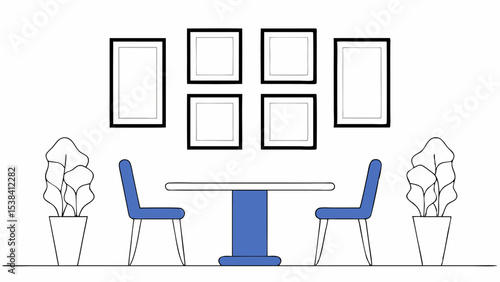 Minimalist Modern Dining Room Interior Design
