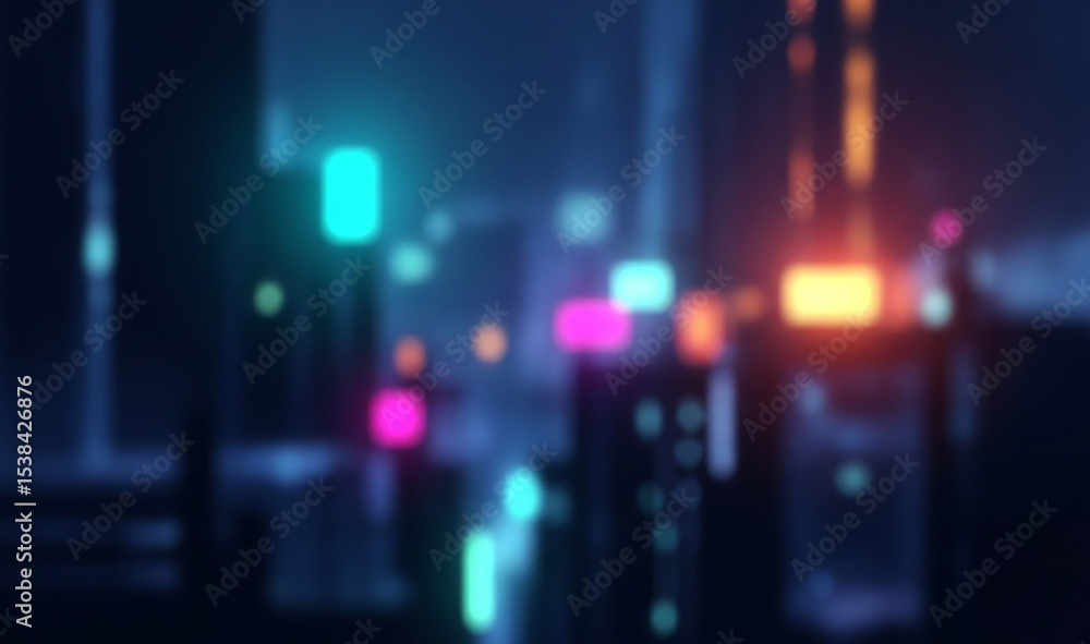 Obraz premium night city view