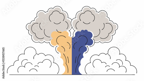 Cartoon Nuclear Explosion