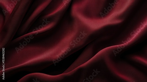 Sublime wine-red fabric texture with subtle draping and shadow play evoking luxury