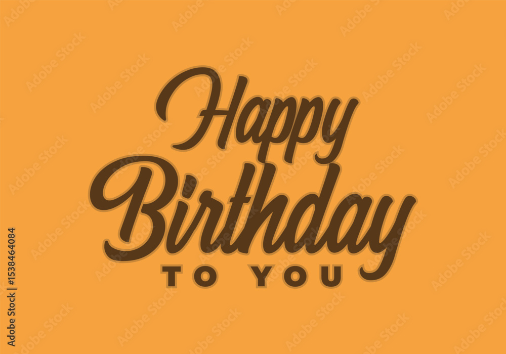 Happy Birthday to You Logo Design, Handwritten Happy Birthday logo design, love balloons, party, black and white vector logo design Happy Birthday to You Logo Design, Handwritten Happy Birthday logo design, love balloons, party, black and white vector logo design