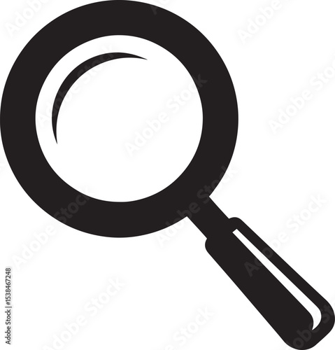 Magnifying Glass Icon Search, Zoom, and Discover