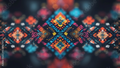 abstract colorful background with stars