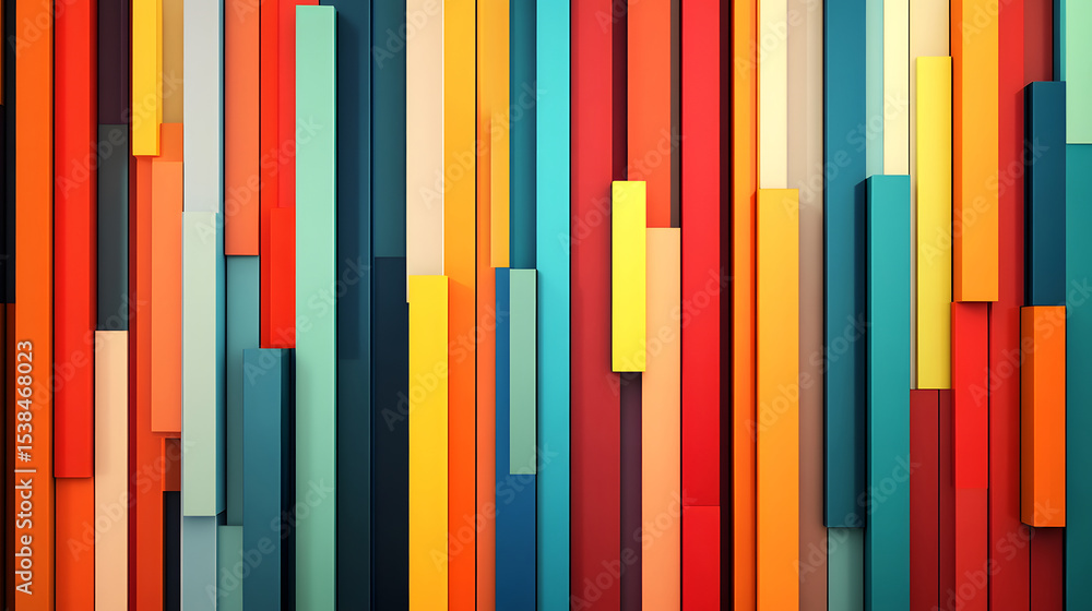 Abstract background of colorful vertical bars. Abstract background of colorful vertical bars.