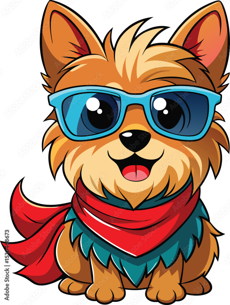 Obraz premium cartoon animals dog funny