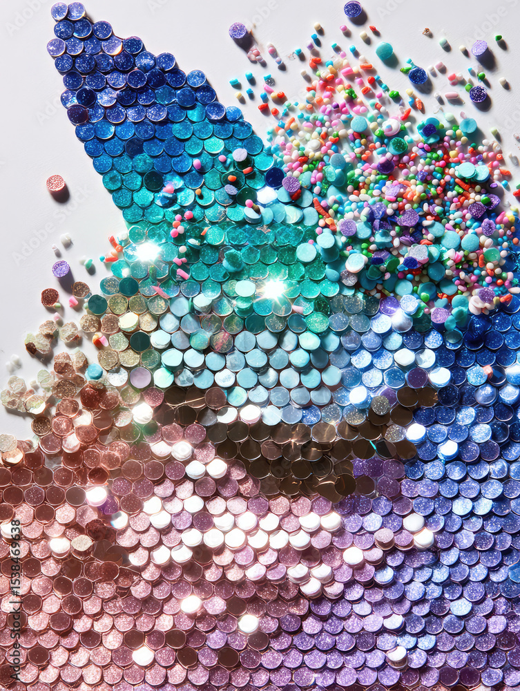 Obraz premium abstract colorful background unicorn