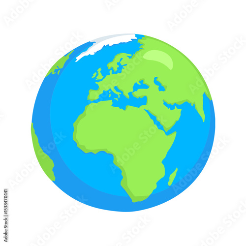 Earth Globe Europe Africa