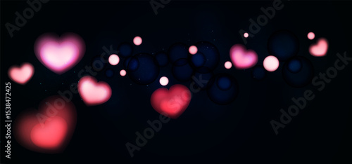 Soft heart shaped light effect with pink flares, glow, and subtle shine. Romantic overlay for Valentine’s Day, love designs, or wedding projects.