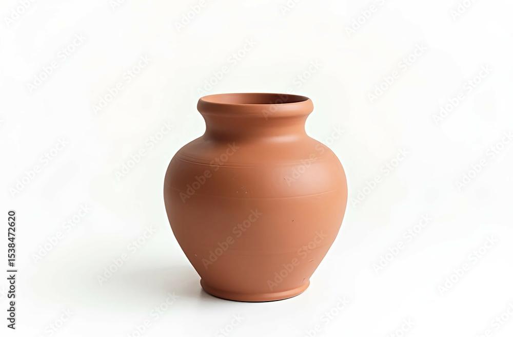 clay vase or pot isolated on white clay vase or pot isolated on white