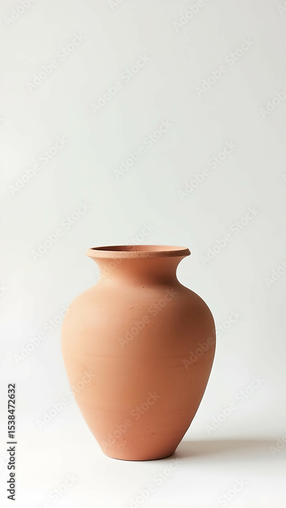 clay vase or pot isolated on white clay vase or pot isolated on white
