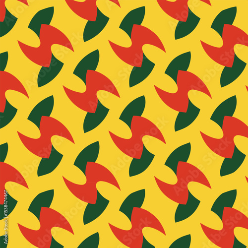 Seamless autumn leaf pattern vector illustration for fabric design or seasonal backdrop