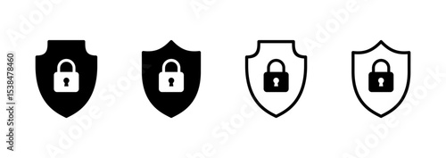 Security icon logo design. protection icon. privacy. vpn